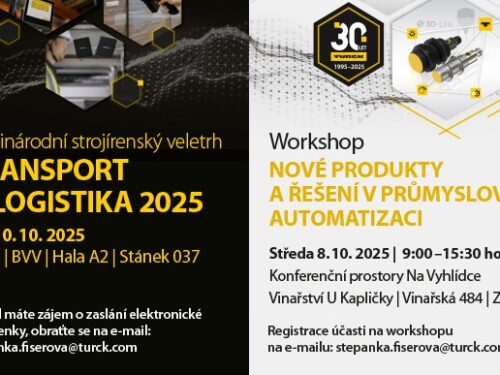 Pozvánka na workshop - Vinařství u Kapličky - Nové produkty a řešení v průmyslové automatizaci