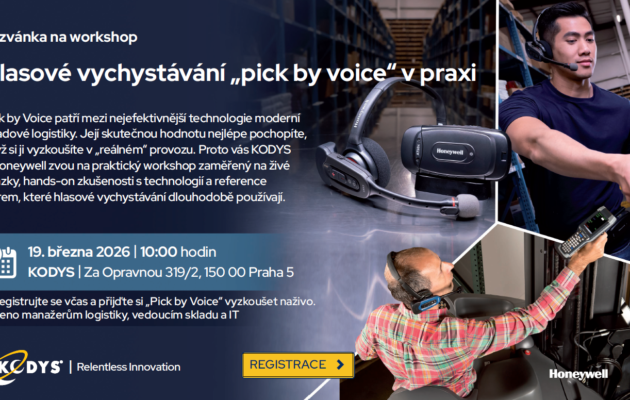 KODYS chystá seminář Hlasové vychystávání - Pick by Voice v praxi